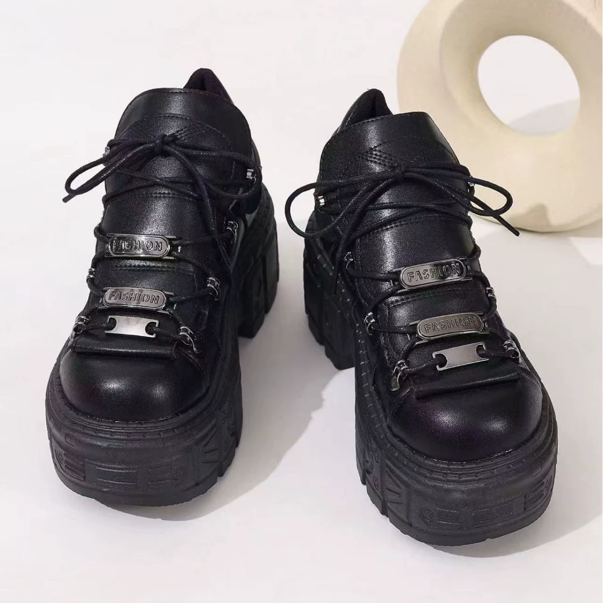 Металлическая платформа для обуви, ботинки, для импорта, панк-стиль
