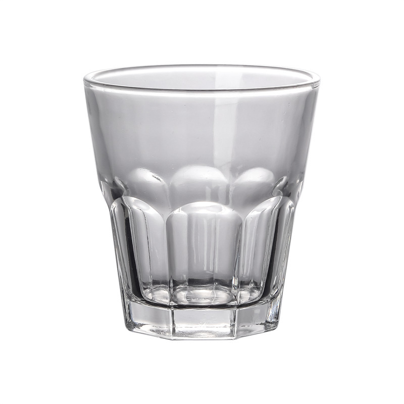 KTV bar copa de vino templado taza octogonal engrosada Fondo vaso de cerveza vaso de vino blanco taza de agua taza de té pequeña copa de vino