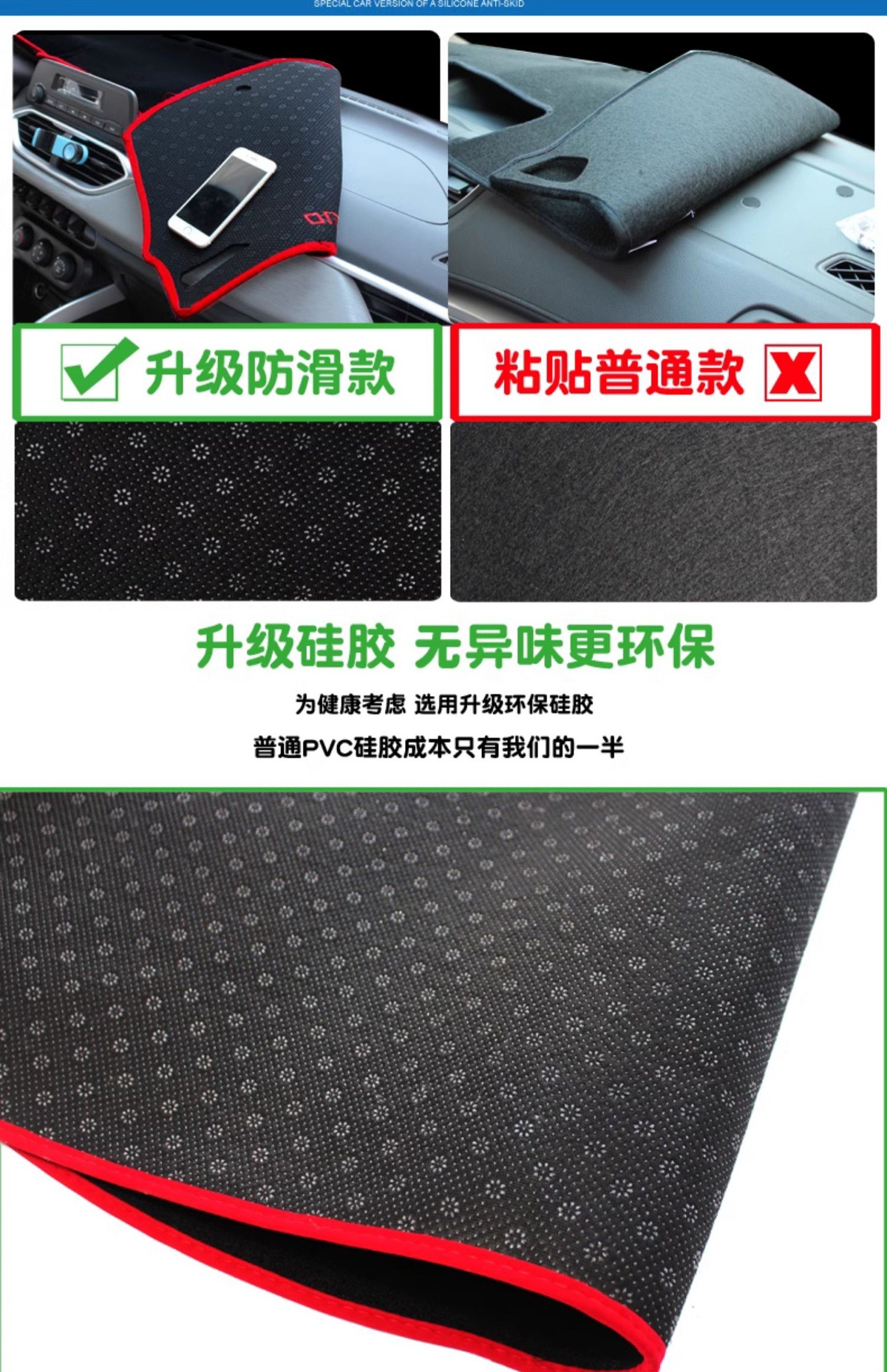 Suitable for 25 Models of Volkswagen Lavida Xinrui, Special Dashboard Light-Proof Mat, Complete Collection of Car Interior Decoration Accessories, Car Xr