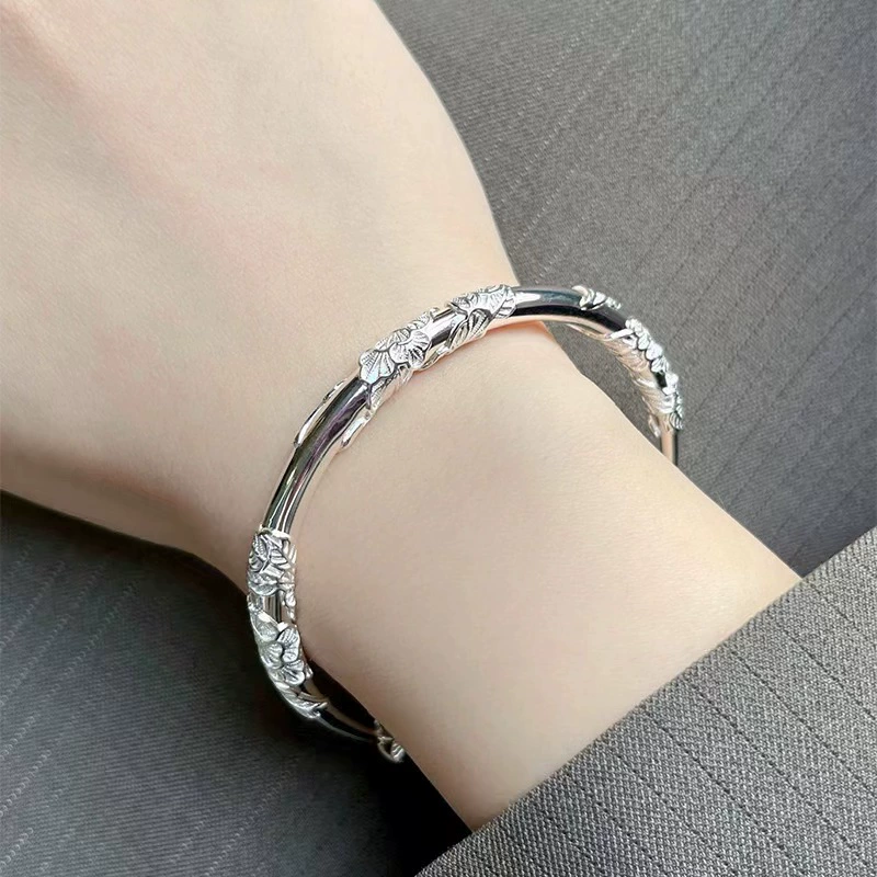 Купер серебристая модная женская bracelet, легкая роскошь, оптовая торговля