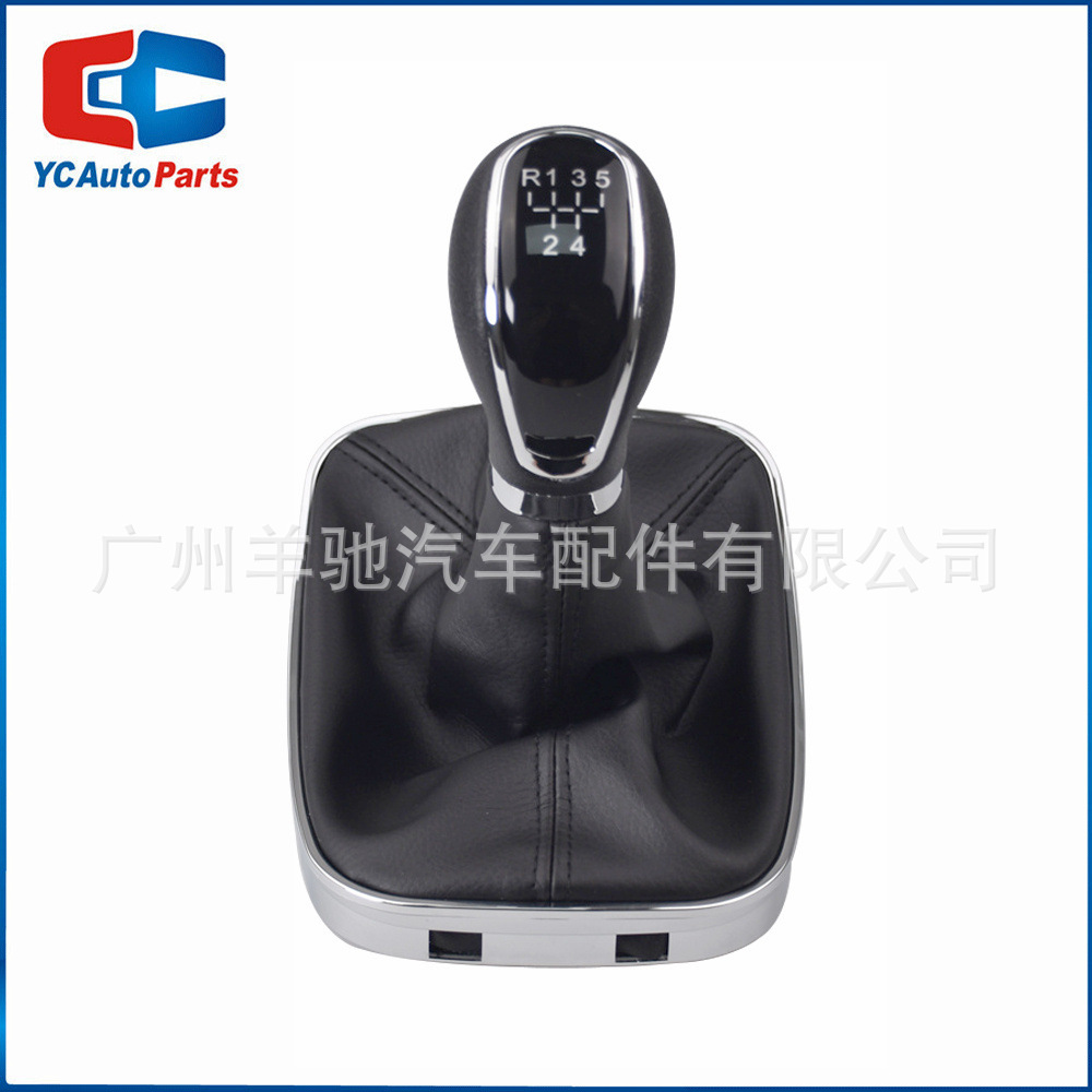 Aplicable a Opel Insignia 2003 - 2017 cubierta de polvo de cuero negro cabeza de cambio de velocidad image 6