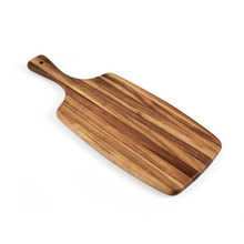 跨境家用相思木菜板 带手柄金合欢牛排砧板 水果奶酪披萨木制托盘