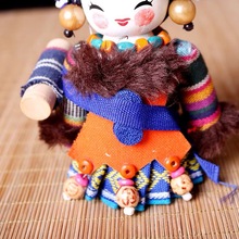 中国风礼品手工云南民族娃娃中国56个少数民族人偶摆件工艺品