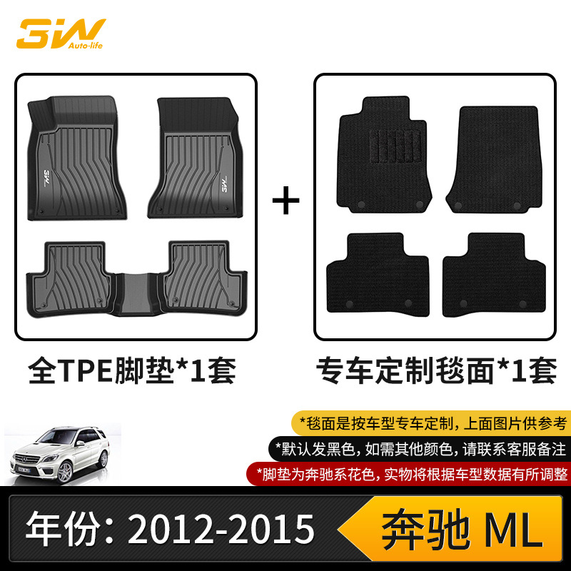 Universal Foot Pad | Mercedes-Benz C260L E300L GLA200 GLC260 - ml350tpe12-15