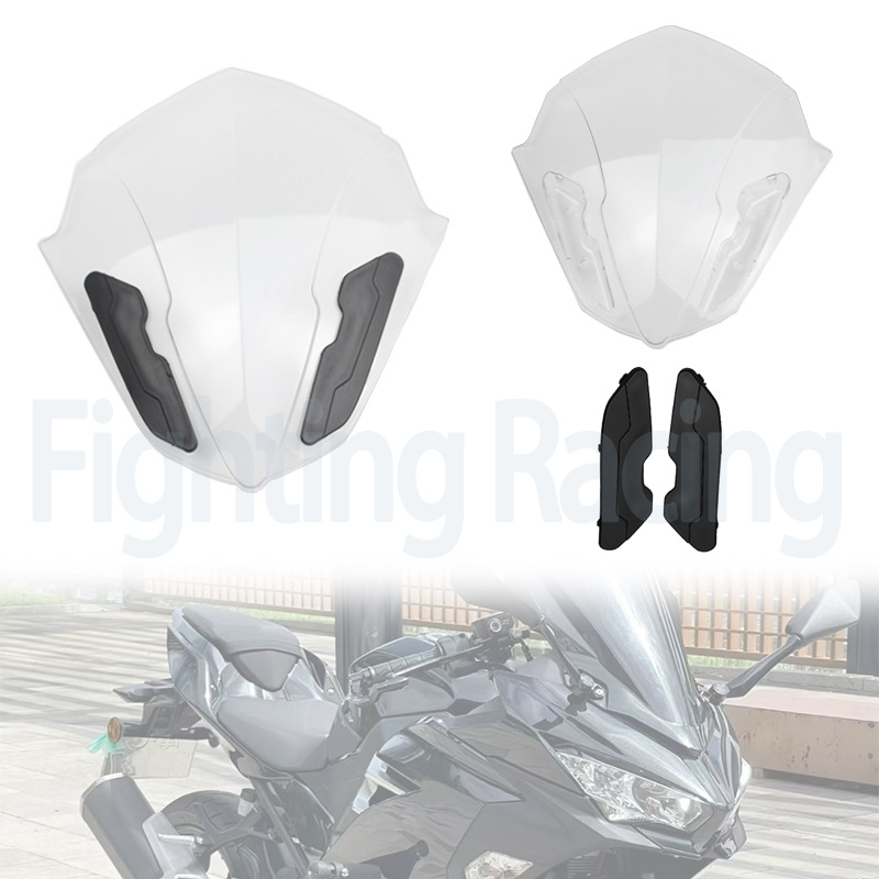 Modified Front Windshield for Motorcycles, Suitable for Nvx155 Aerox155 Front Windscreen, Southeast Asia Cross-Border