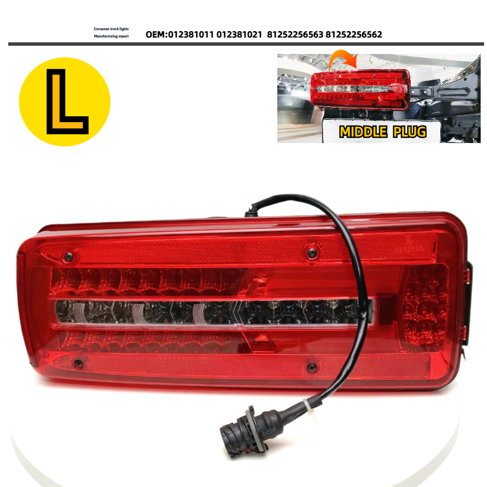 Luz trasera LED TGX TGS Luz de freno de camión alemán MAN 81252256563 81252256562