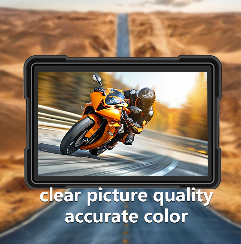 5inch Motorcycle Carplay Dashcam Supports Dual Recording Front and Rear, Supports Tire Pressure Monitoring, Cross-Border