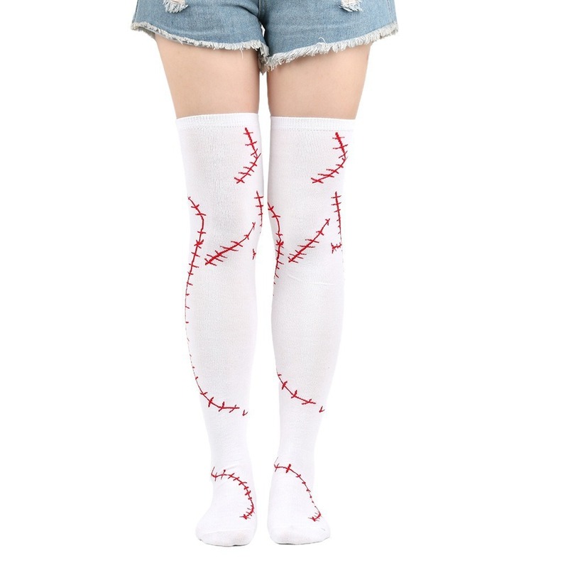 跨境创意补丁缝线手套袜子万圣节服装COS莎莉角色扮演服装配饰|undefined