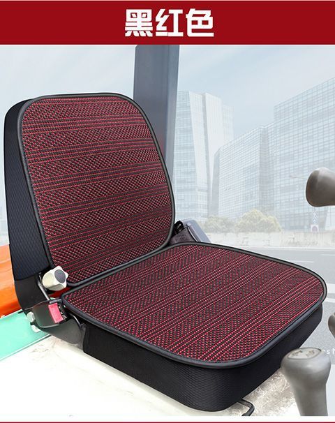 Ice silk cushion summer breathable heat dissipation single piece cushion forklift forklift excavator ventilation fully enclosed single seat cushion