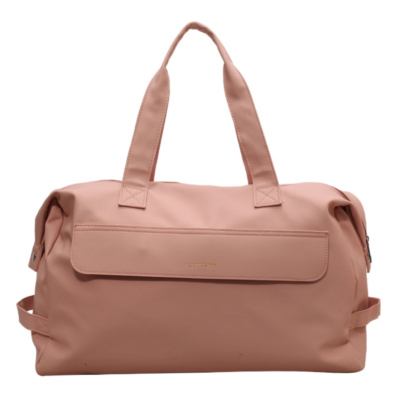 Bolsa de viaje de gran capacidad de las mujeres bolsa de viaje ligero de corta distancia viaje de negocios a corto plazo bolsa de equipaje de hombro portátil fitness simple