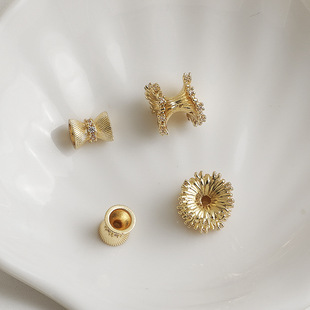 14K����ɫ�ʯС�U���p�^���� ȹ߅ˮ����朴����� diy�Ʒ���