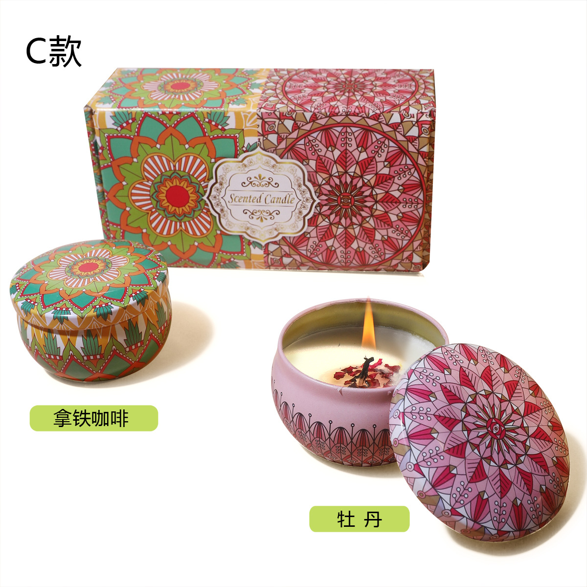 Tipo C 2 paquetes de caja de regalo