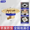 All copper filter deodorant floor drain core gold