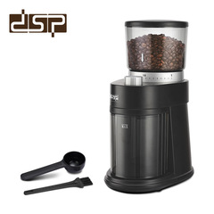 DSP/丹松コーヒー豆粉砕機電動家庭用意式研磨粉豆研磨機小型定時可能