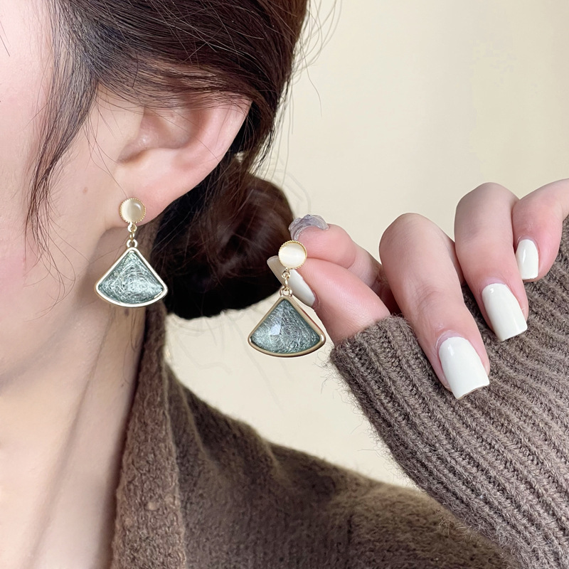 Geometric fashionable trend elegant earrings