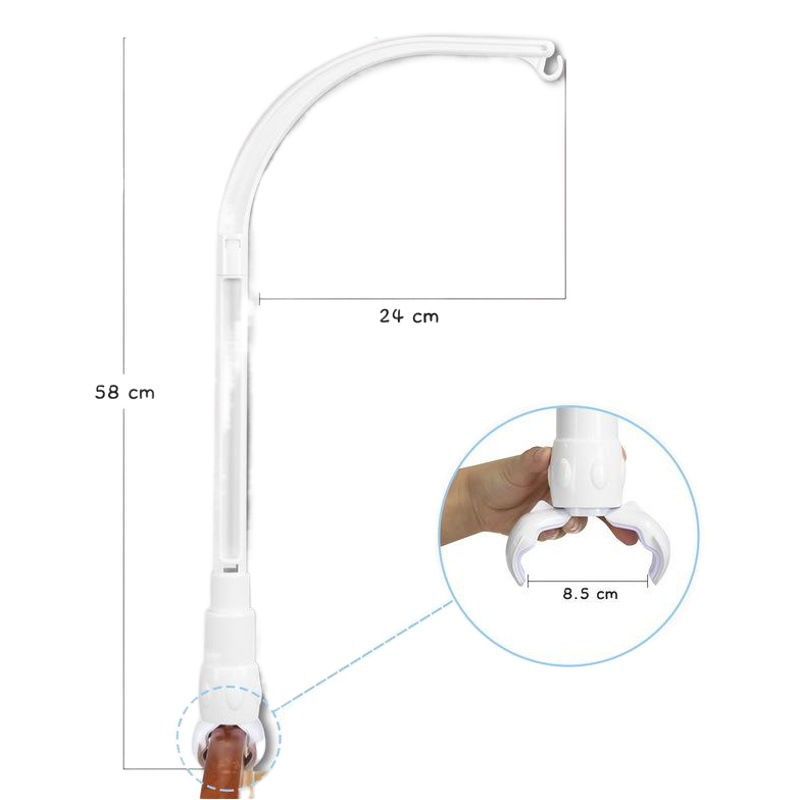 Xingmeng Yueming nuevo clip soporte cochecito cama colgante clip soporte