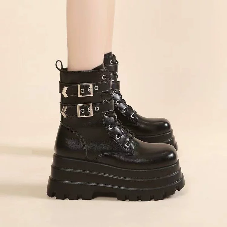 Трансграничная внешняя торговля плюс размер 2024 британский стиль Martin сапоги новые короткие модные кексы с толстым дном Челси женские кожаные сапоги