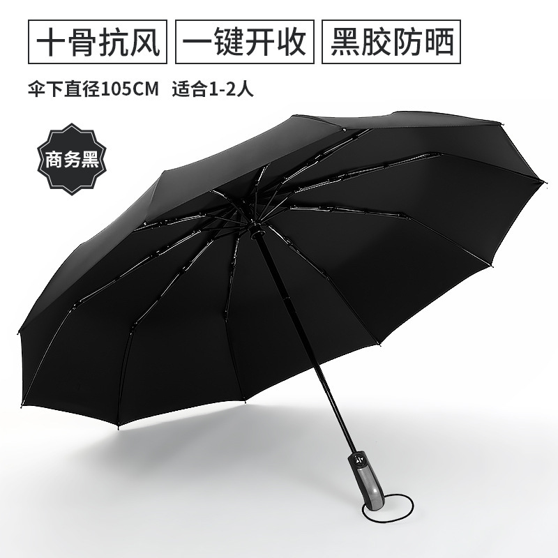 全自動折りたたみ傘大量卸売大型サイズ日焼け止め日除け晴れ傘男女日傘カスタム広告|undefined
