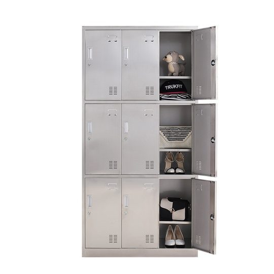 304 stainless steel wardrobe file cabinet staff locker factory tableware cupboard shoe cabinet bathroom disinfection cabinet