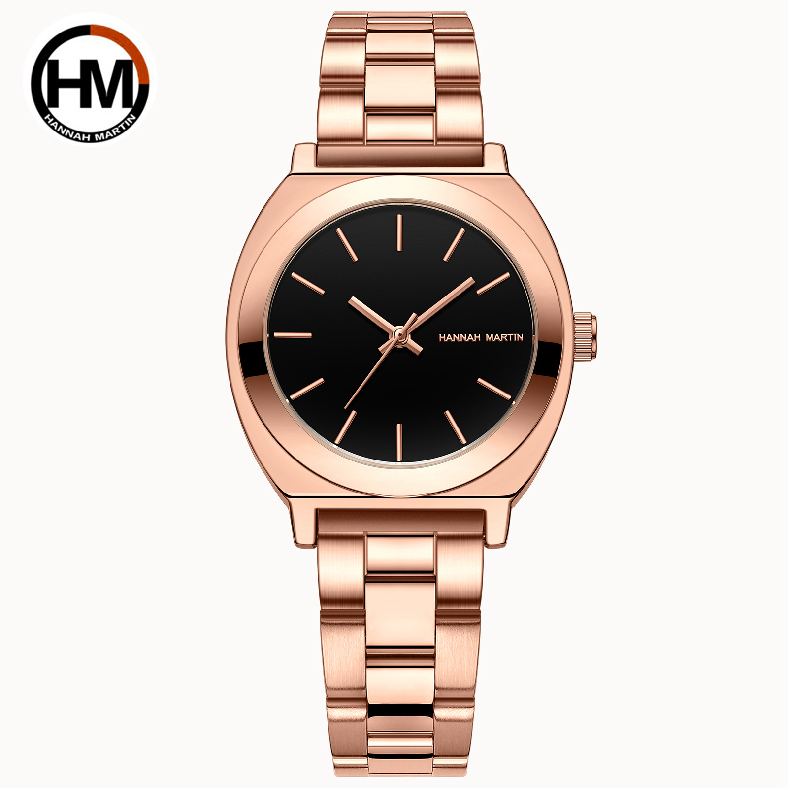 Movement Waterproof Watch With Steel Strap Women's Casual Butterfly Clasp Quartz Watch_voghion.com