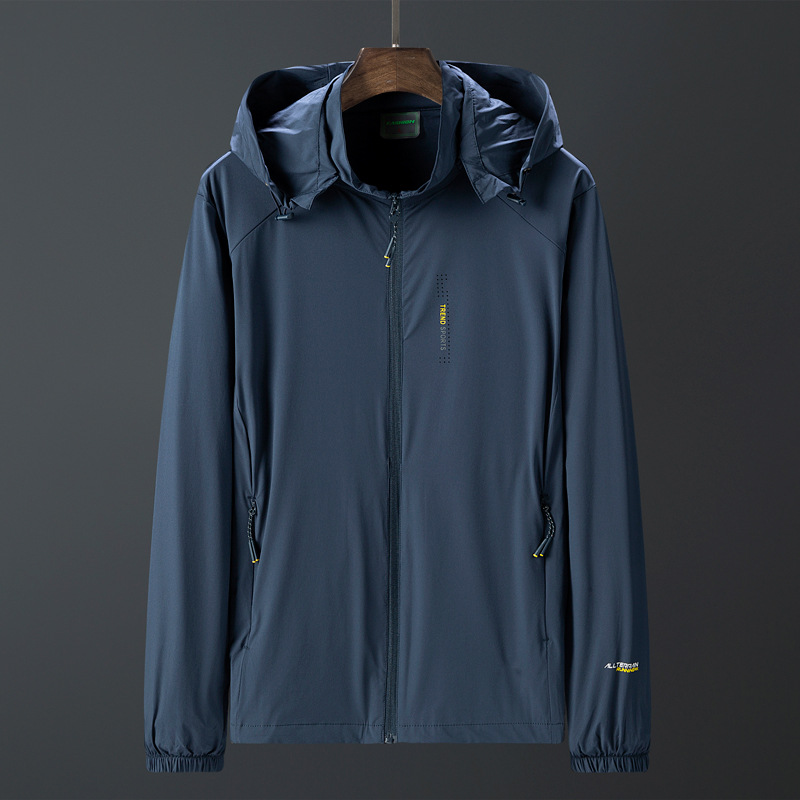 Factory Direct Sales 2025 New Ice Silk Sun Protection Clothing Summer Couple Style Anti-Uv Breathable Thin Sun Protection Clothing