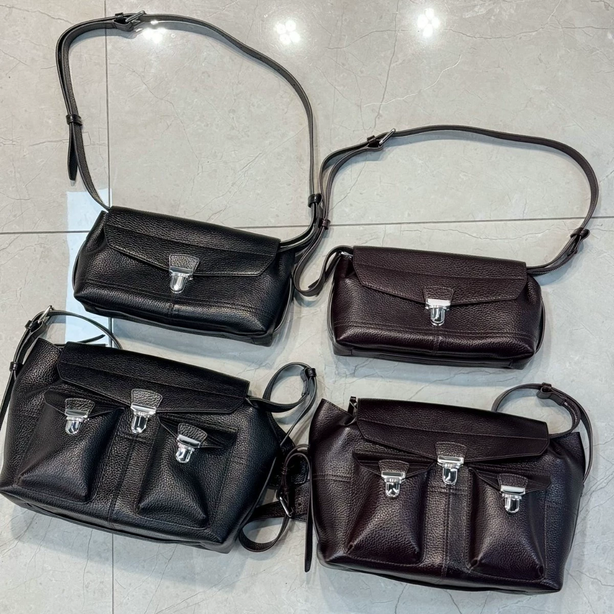 LE Messenger Bag Gear Shoulder Flap First Layer Коровья Кожа рабочая сумка через плечо мотоцикл сумка Оптовая 2025 Новый стиль