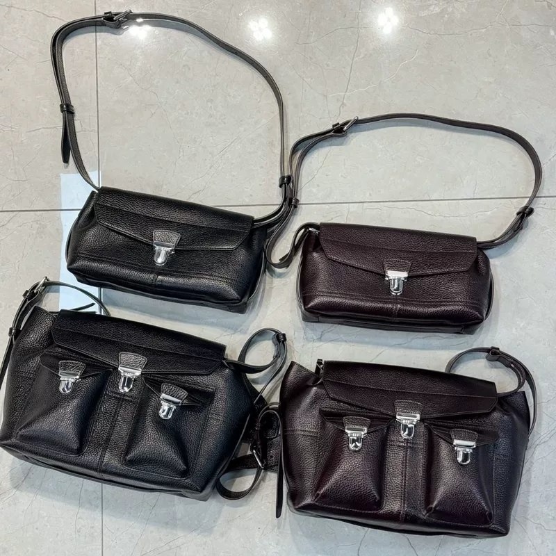 LE Messenger Bag Gear Shoulder Flap First Layer Коровья Кожа рабочая сумка через плечо мотоцикл сумка Оптовая 2025 Новый стиль