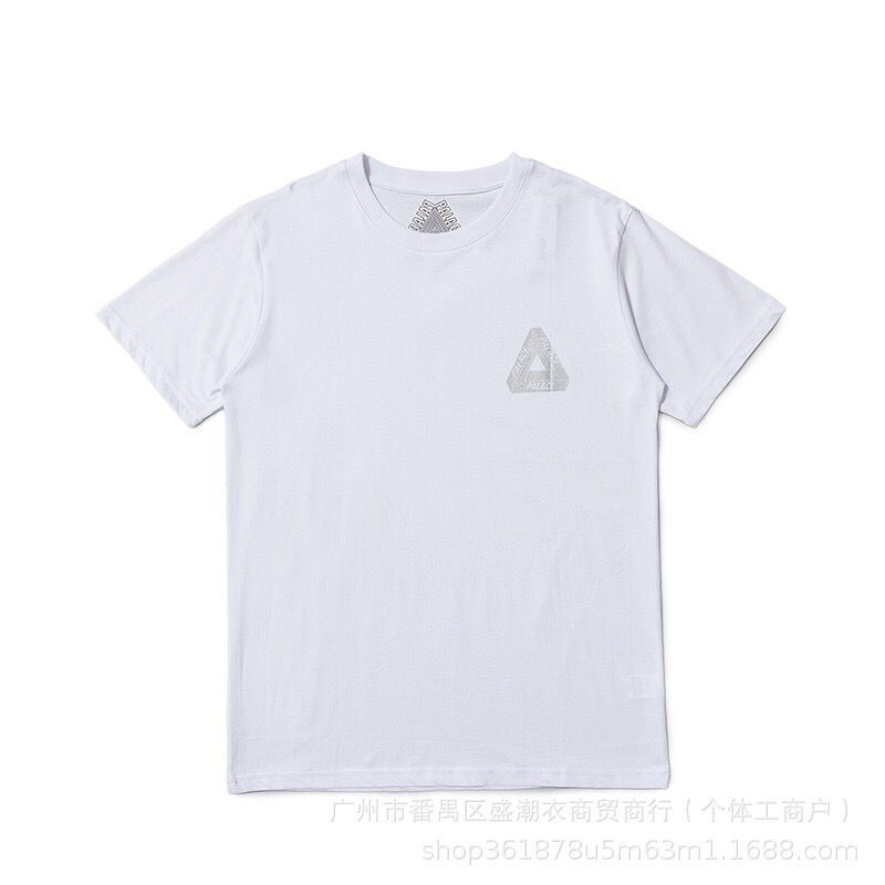 欧米の潮牌palace三角形双紗プリント高品質男女カジュアル半袖tシャツ|undefined
