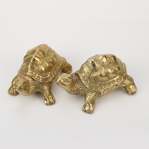 Copper turtle ornaments, longevity turtle, turtle ornaments, manufacturer wholesale, copperware, crafts, gifts, wholesale