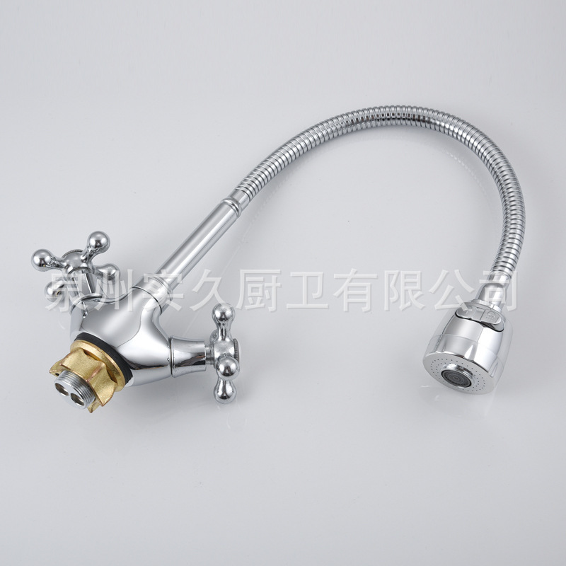 Cross-Border Foreign Trade Russian South American Middle Eastern Horn-Type Kitchen Faucet Kitchen Sink Rotating Horn Faucet Cross-Border Foreign Trade Russian South American Middle Eastern Horn-Type Kitchen Faucet Kitchen Sink Rotating Horn Faucet