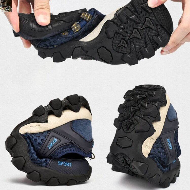 Summer Men's Shoes, Breathable Outdoor Hiking Shoes, Breathable Trendy Shoes, Mesh Casual Travel Shoes, Men's Shoes, River Tracing Shoes