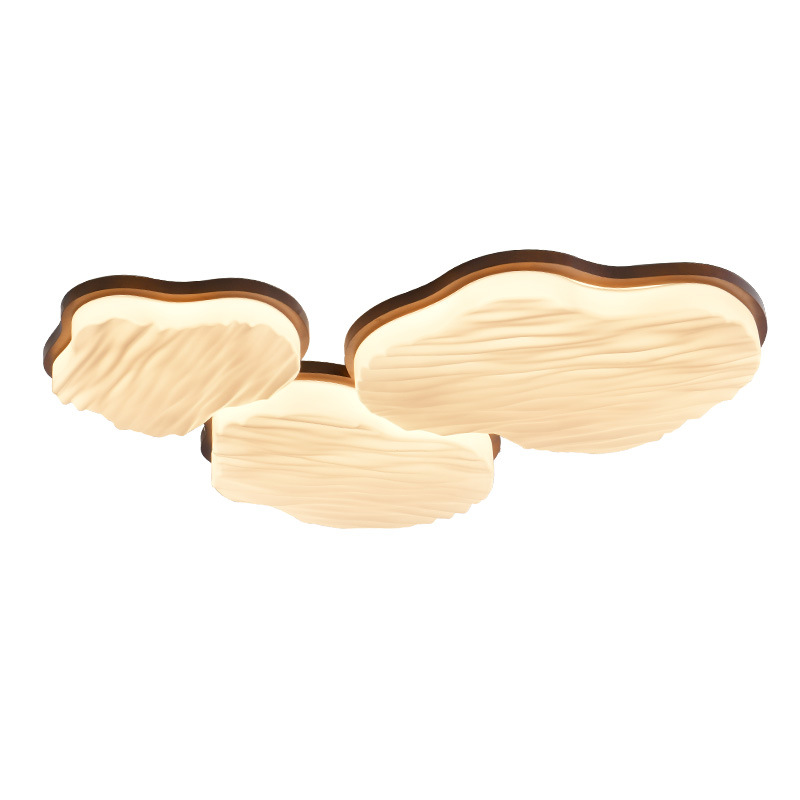 Luces de la sala de estar de Gujia para proteger los ojos, luces de techo de estilo antiguo, luces de nube de dormitorio retro, luces de estudio 357L