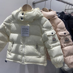 儿童羽绒服短款M家同款冬季加厚男女童中大童保暖三防亮面外套潮