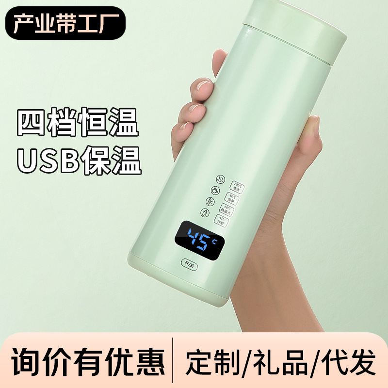 Portable Kettle, Travel Kettle, Business Trip Heating Cup, Mini Kettle, Stainless Steel Electric Cup