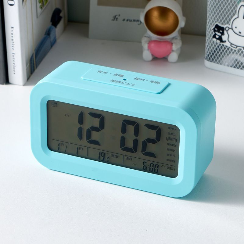 音声機能付き充電式学生用電子目覚まし時計、自動点灯、時報、音声時報、8つのアラーム曲|undefined