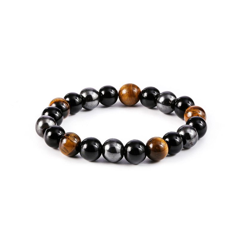 Amazon Explosive Bracelet Tiger Eye Beaded Bracelet Yoga Bracelet Sports Bracelet Black Gallstone Elastic Bracelet for Women Amazon Explosive Bracelet Tiger Eye Beaded Bracelet Yoga Bracelet Sports Bracelet Black Gallstone Elastic Bracelet for Women