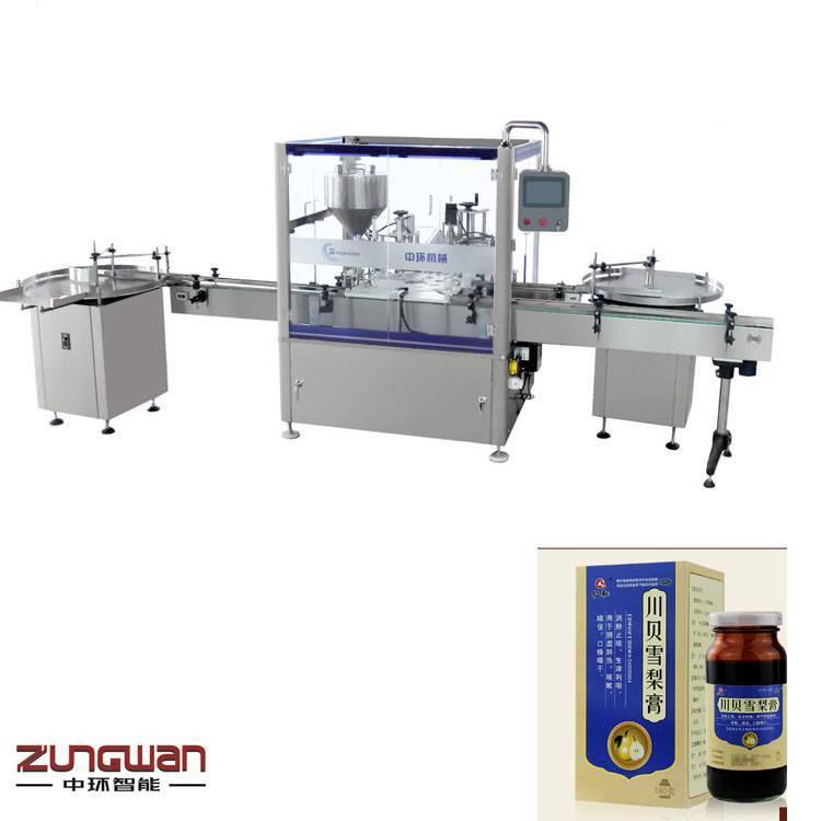 厂家全自动活塞灌装旋盖机 ZHY-YJX枇杷露旋盖机封口机械是瓶中环