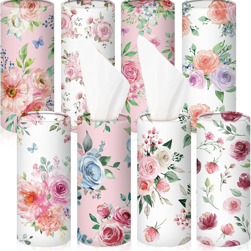 Cross-Border Best-Selling Wedding Cylinder Tissue Paper, Customizable with Logo Printing, Eco-Friendly and Recyclable Gift Tissue Paper