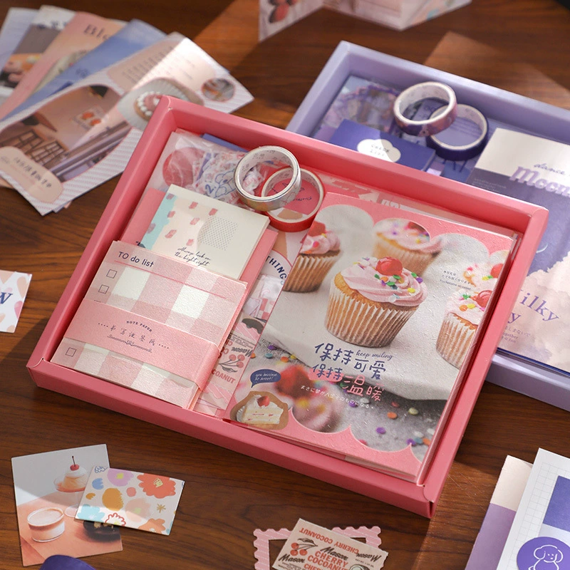 (Cross-border trading), creative retro gift box, stationery, set for students