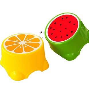 Bathroom Fruit Plastic Thickened Stool Children's Stool Low Stool Non-Slip Shoe Changing See Details Small Bench Fishing Stool Factory