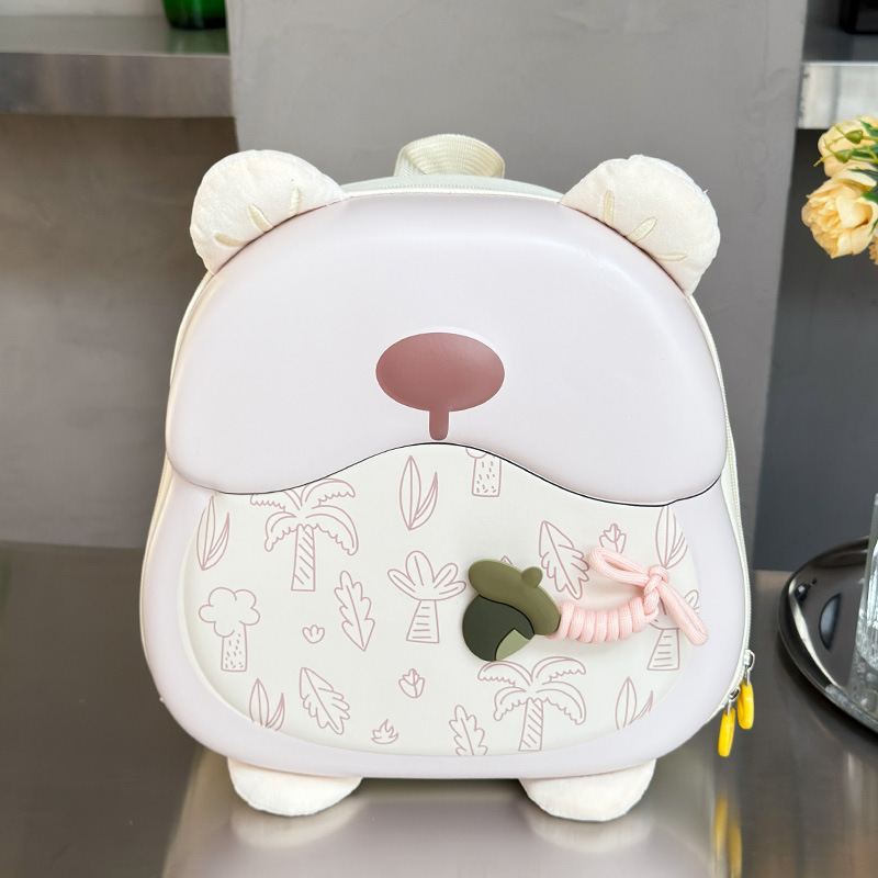 Sound Bear Kindergarten Mochila Mochila Dibujos animados Cute de gran capacidad Protector de columna Reducción de carga Mochila para niños Mochila Fabricante