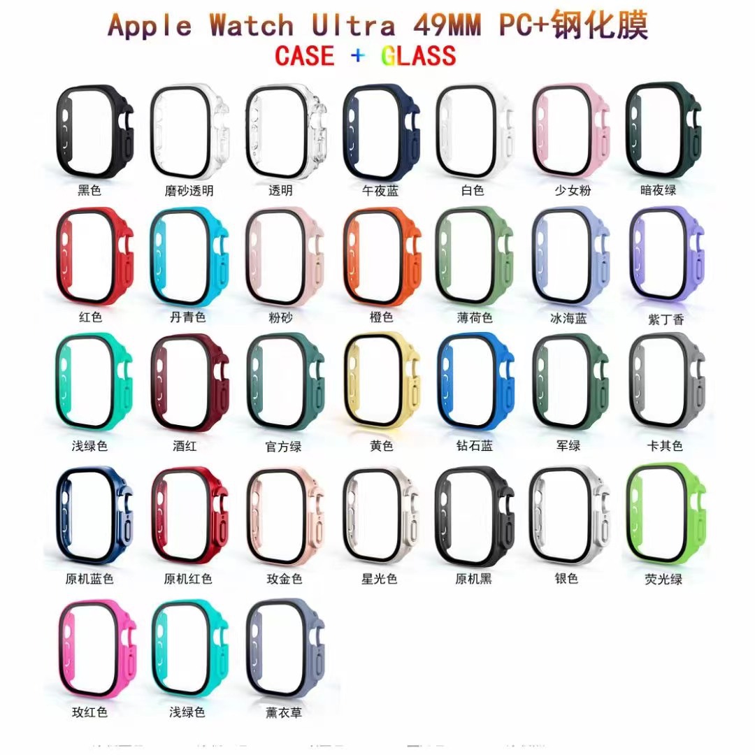 Aplicable a la caja del reloj de Apple Apple Apple watch10Ultra49mm caja iwatch9876PC película de la caja todo en uno