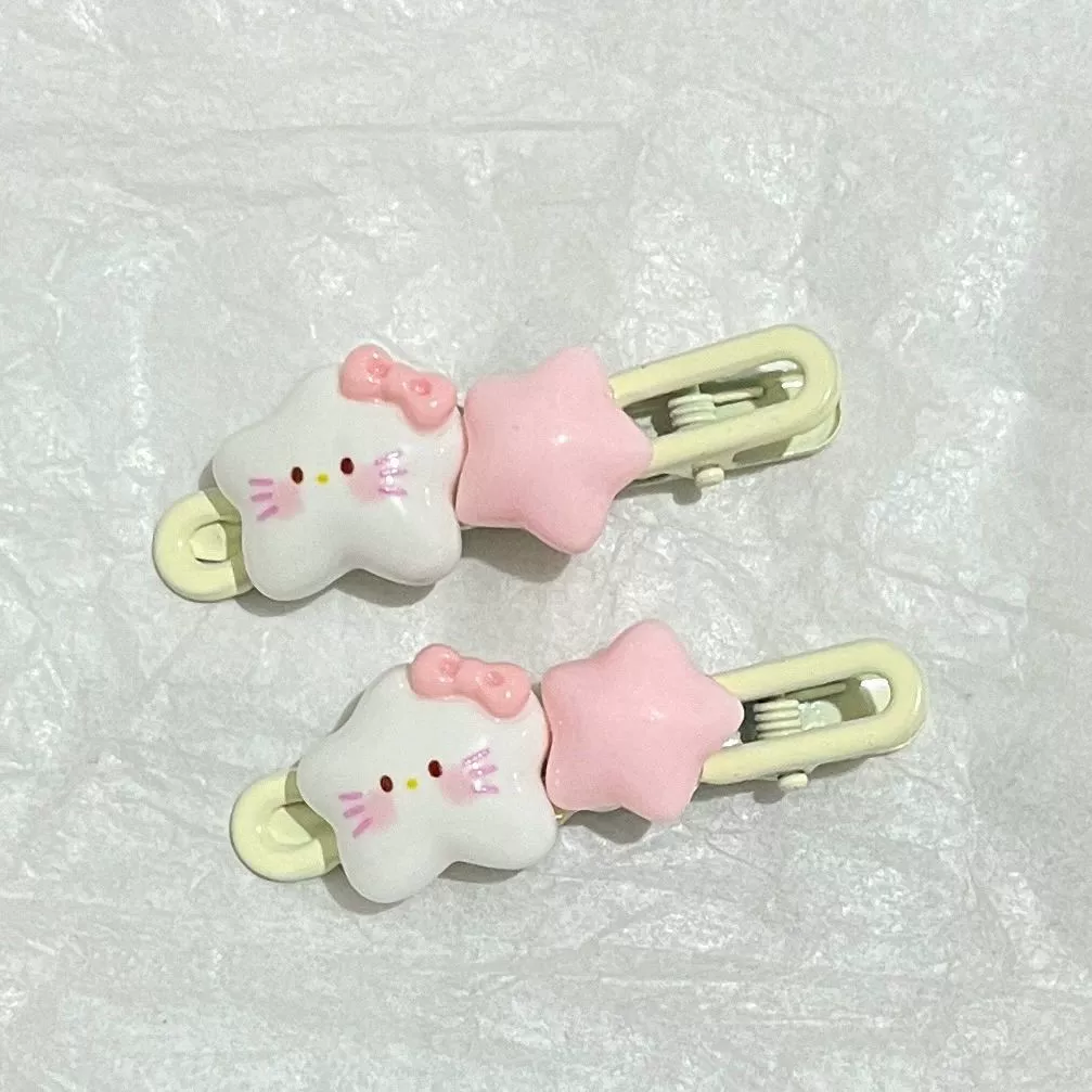 Hello Kitty, волнистая заколка для волос, шпильки для возлюбленной, аксессуар для волос, подарок на день рождения