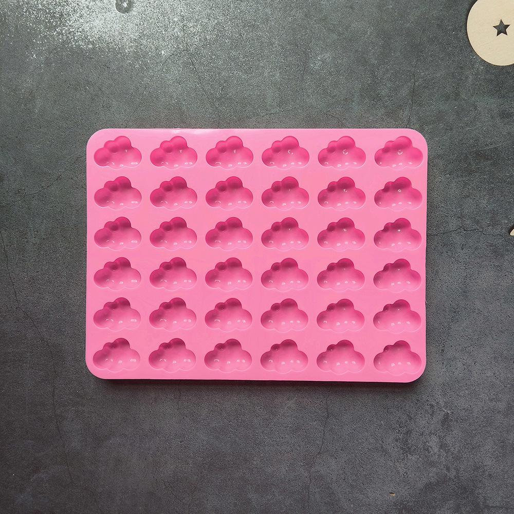36 nubes 677 dulces pudín molde de silicona 3D pastel decoración inserto para hacer molde de chocolate horneado