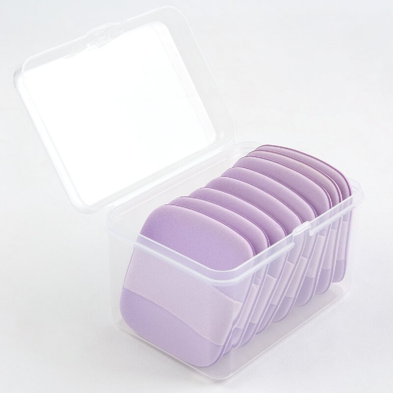 Nuevo 8 piezas de cojín de aire cuadrado seco y húmedo no de látex polvo en caja Pu Xiyinshein / temu un agente de cabello