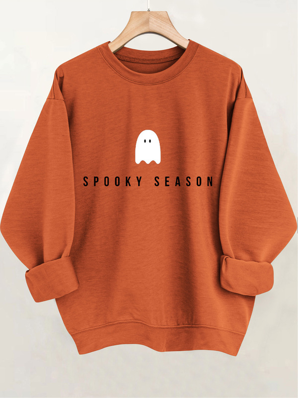 Spooky Season Halloween Graphic Sweatshirt - Women'S Casual|undefined