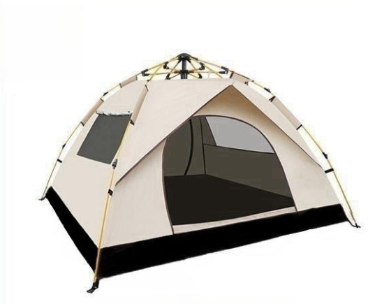 Portátil plegable automático camping tienda al aire libre doble tienda de campaña engrosada protección solar anti-mosquito pareja playa