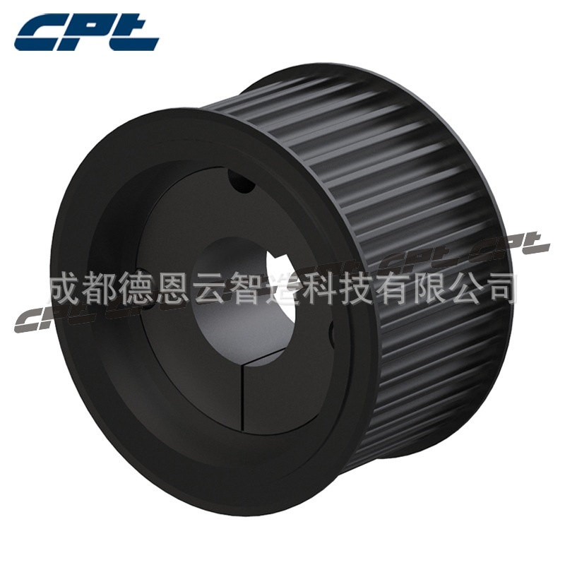 CPT欧标锥套同步带轮44-8M-50-2012同步皮带轮圆弧齿同步轮现货