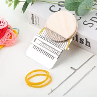 Небольшой трикотажный станок домашний DIY ручной работы индивидуальный ткацкий станок мини-версия портативный вышивальный станок для ремонта ткацкого станка