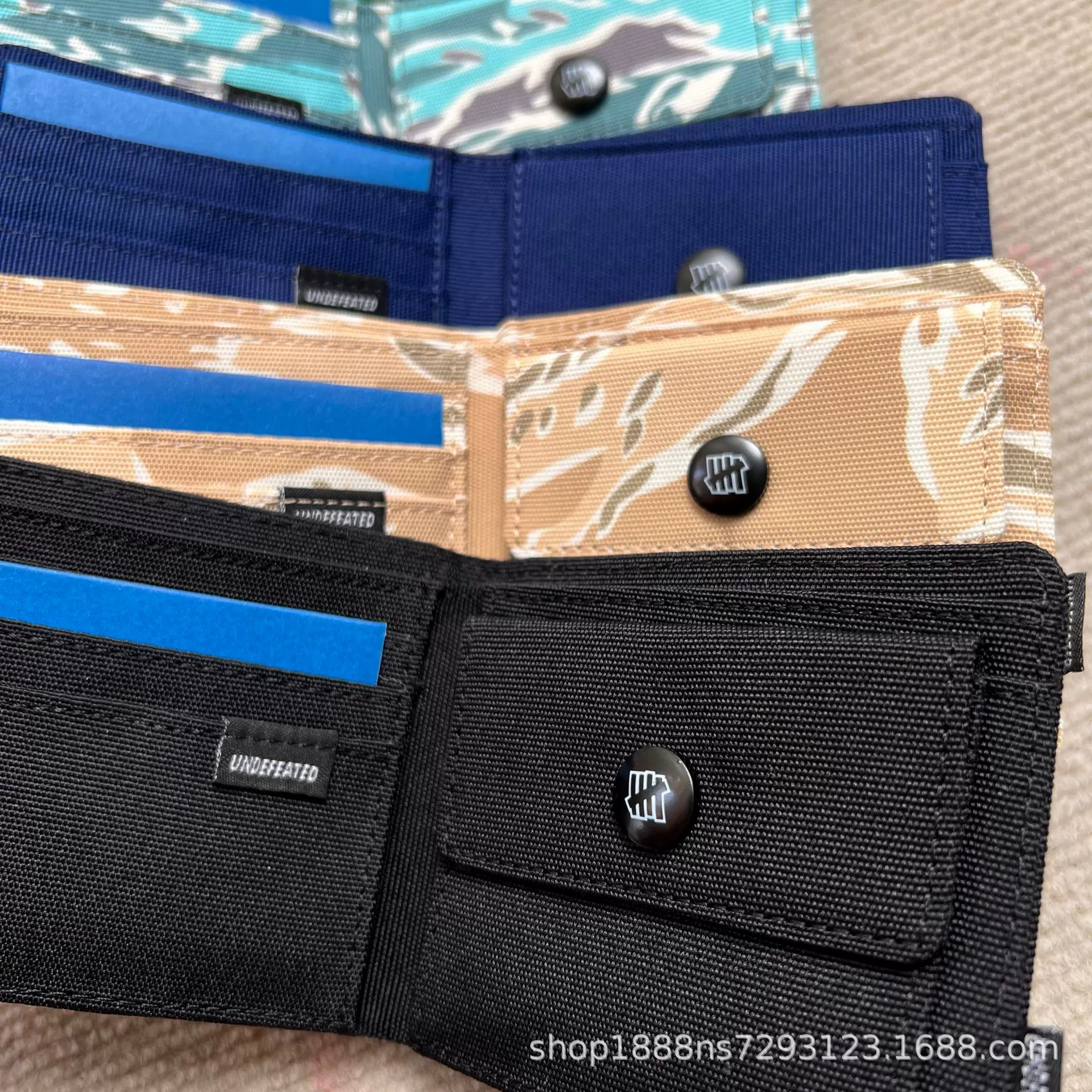 Short camouflage wallet, card holder, bag